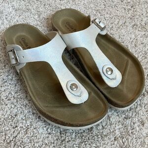 Cork footbed sandals